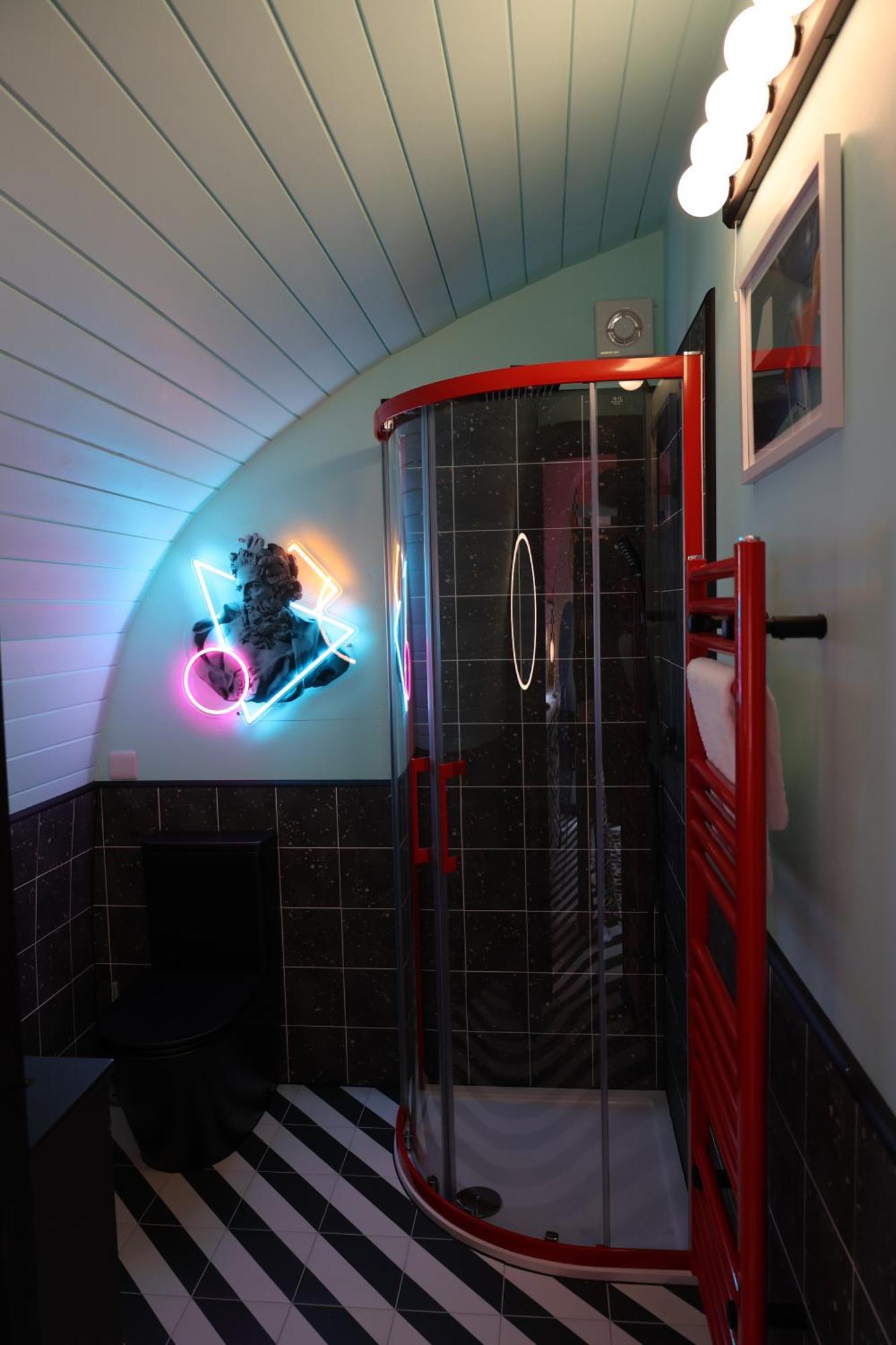 شقة Ammonite Glamping Pod & Hot Tub Hungerton المظهر الخارجي الصورة